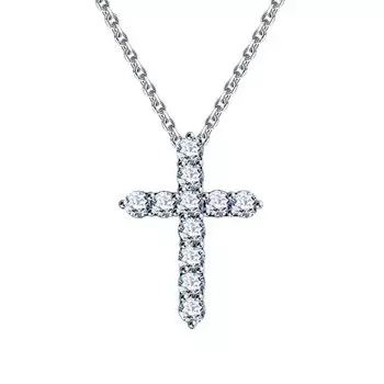 Золотая подвеска с бриллиантами природными