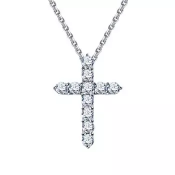 Золотая подвеска с бриллиантами природными