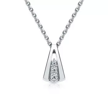 Золотая подвеска с бриллиантами природными