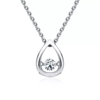 Золотая подвеска с бриллиантами природными