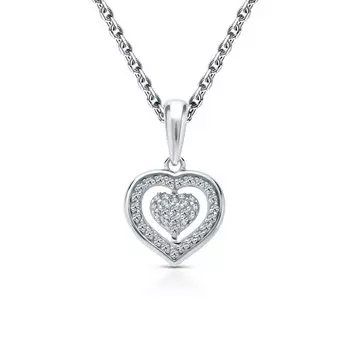 Золотая подвеска с бриллиантами природными