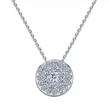 Золотая подвеска с бриллиантами природными