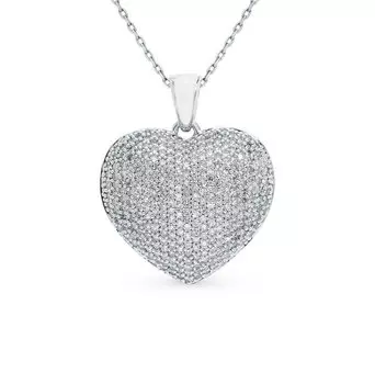 Золотая подвеска с бриллиантами природными