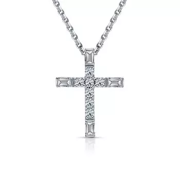 Золотая подвеска с бриллиантами природными