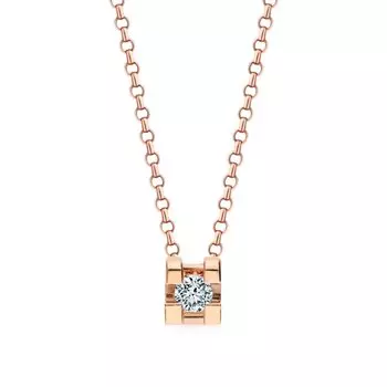 Золотая подвеска с бриллиантами природными