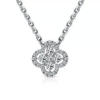 Золотая подвеска с бриллиантами выращенными