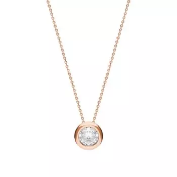 Золотая подвеска с фианитами