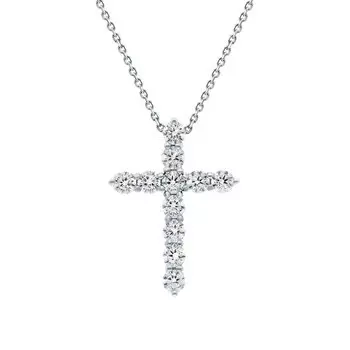 Золотая подвеска с фианитами