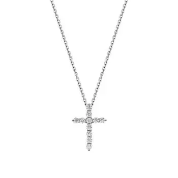 Золотая подвеска с фианитами