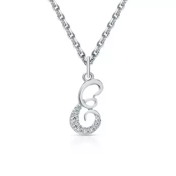 Золотая подвеска с фианитами