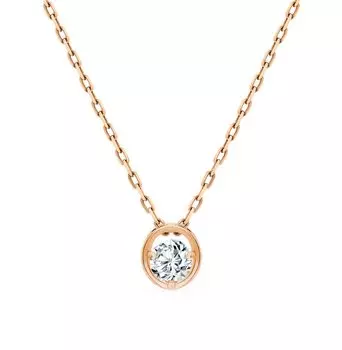 Золотая подвеска с фианитами