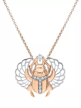 Золотая подвеска с фианитами