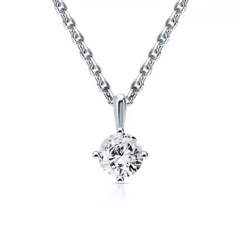 Золотая подвеска с фианитами