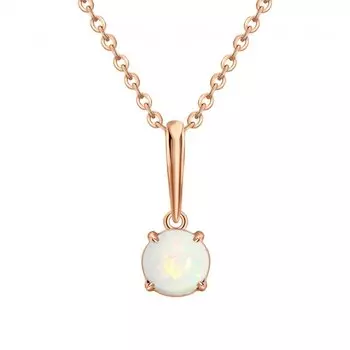 Золотая подвеска с опалами