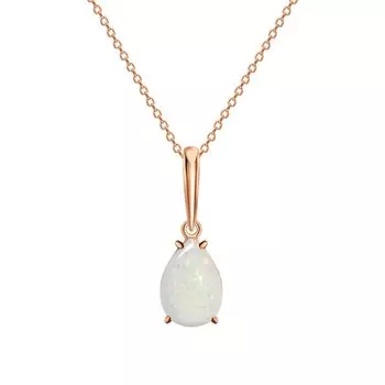 Золотая подвеска с опалами