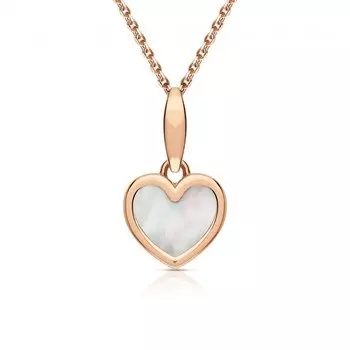 Золотая подвеска с перламутром природным