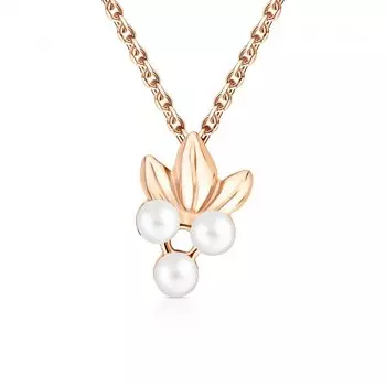 Золотая подвеска с жемчугами