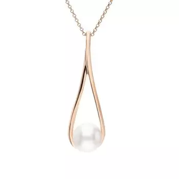 Золотая подвеска с жемчугом