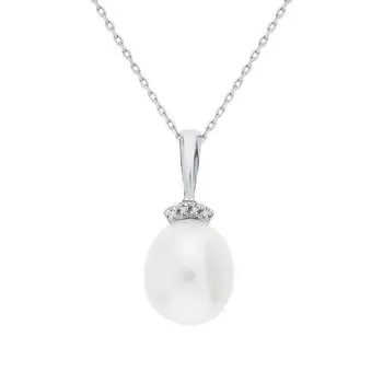 Золотая подвеска с жемчугом