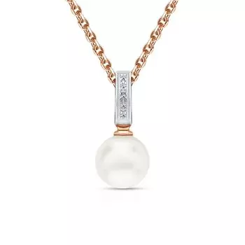 Золотая подвеска с жемчугом