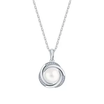 Золотая подвеска с жемчугом