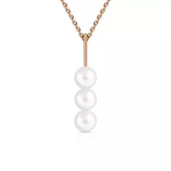 Золотая подвеска с жемчугом