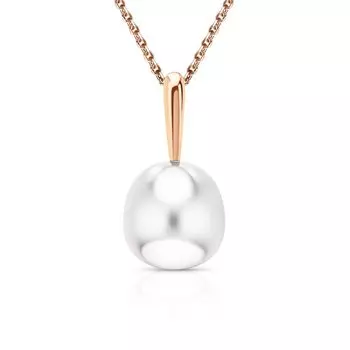 Золотая подвеска с жемчугом