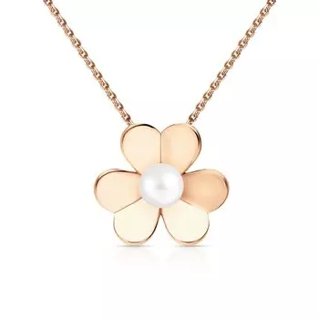 Золотая подвеска с жемчугом