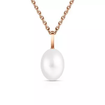 Золотая подвеска с жемчугом