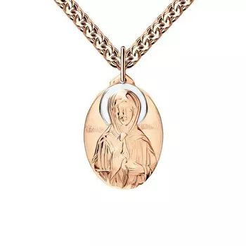 Золотая подвеска "Святая Матрона Московская"