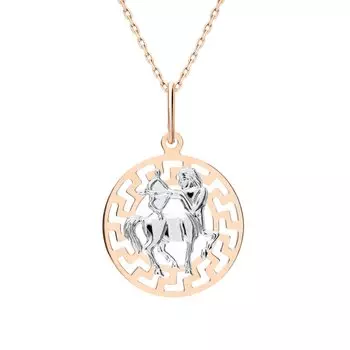 Золотая подвеска-зодиак стрелец