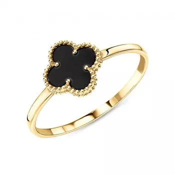 Золотое кольцо с агатами природными