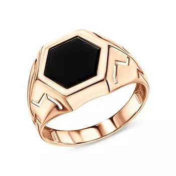 Золотое кольцо с агатами природными