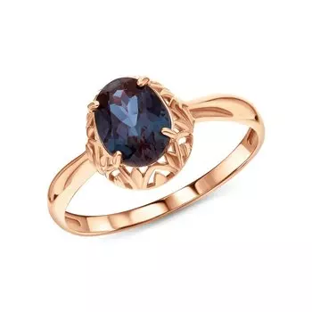 Золотое кольцо с александритом