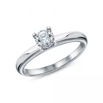 Золотое кольцо с бриллиантами природными