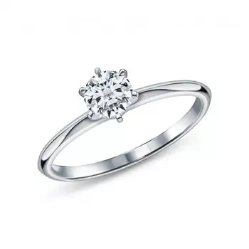 Золотое кольцо с бриллиантами природными