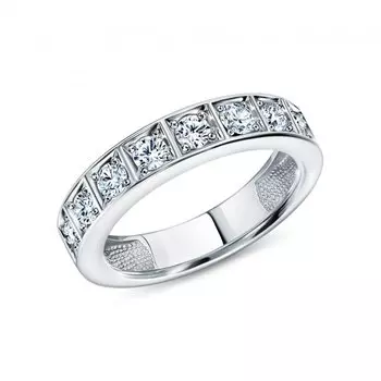 Золотое кольцо с бриллиантами природными