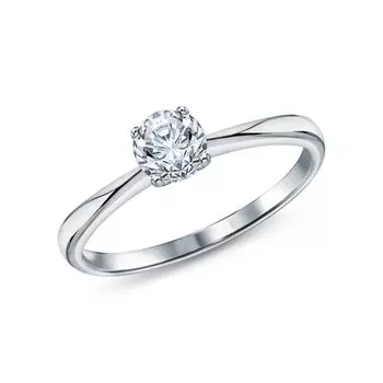 Золотое кольцо с бриллиантами природными