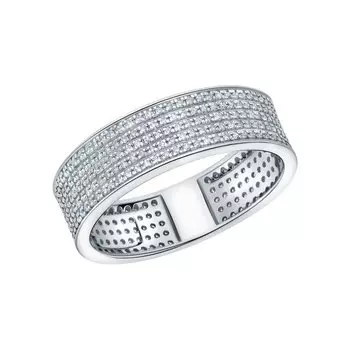 Золотое кольцо с бриллиантами природными