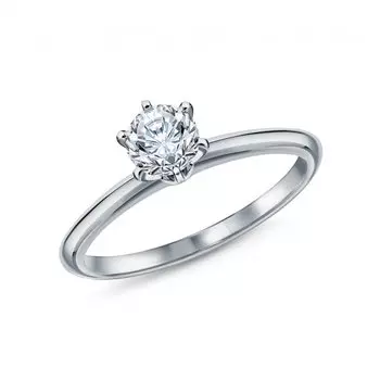 Золотое кольцо с бриллиантами природными