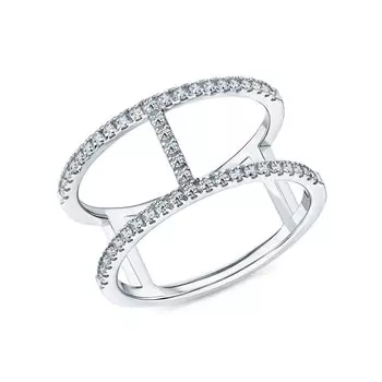 Золотое кольцо с бриллиантами природными