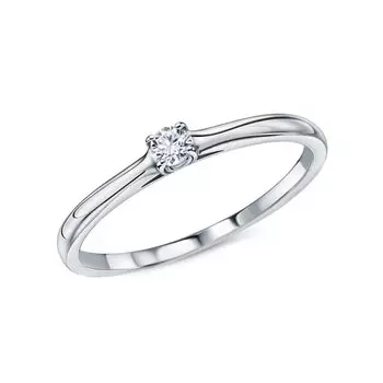 Золотое кольцо с бриллиантами природными