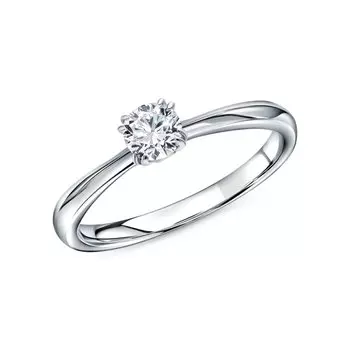 Золотое кольцо с бриллиантами природными