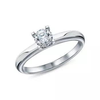 Золотое кольцо с бриллиантами природными