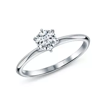 Золотое кольцо с бриллиантами природными