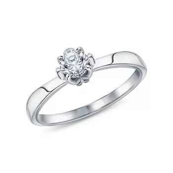 Золотое кольцо с бриллиантами природными