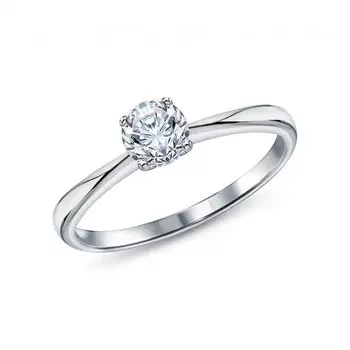 Золотое кольцо с бриллиантами природными