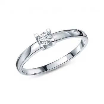 Золотое кольцо с бриллиантами природными