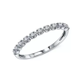 Золотое кольцо с бриллиантами природными