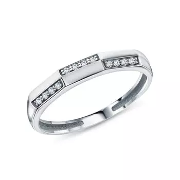 Золотое кольцо с бриллиантами природными